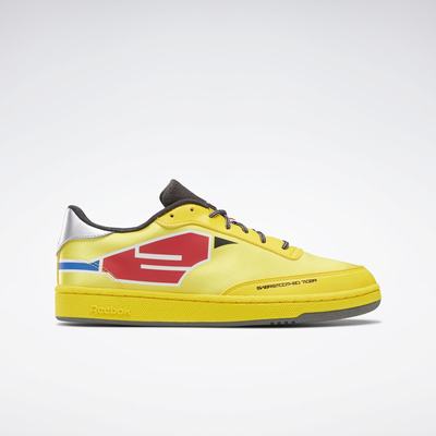 Reebok Men's Power Rangers Club C Shoes Yellow,US-53921